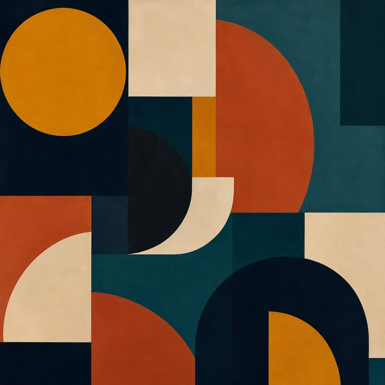Mondrian Sunset by Chromora Studio
