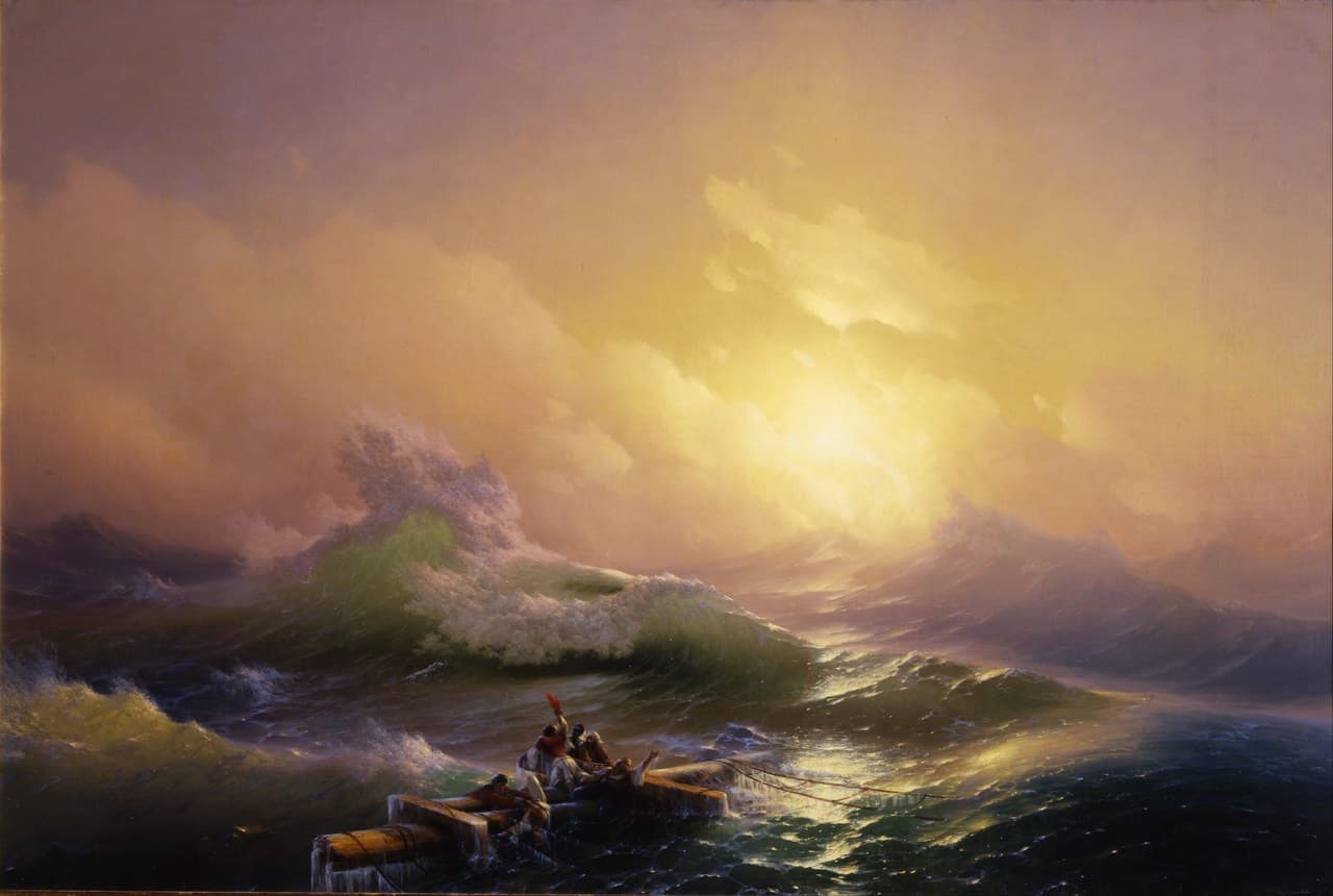 Featured painting by Ivan Aivazovsky