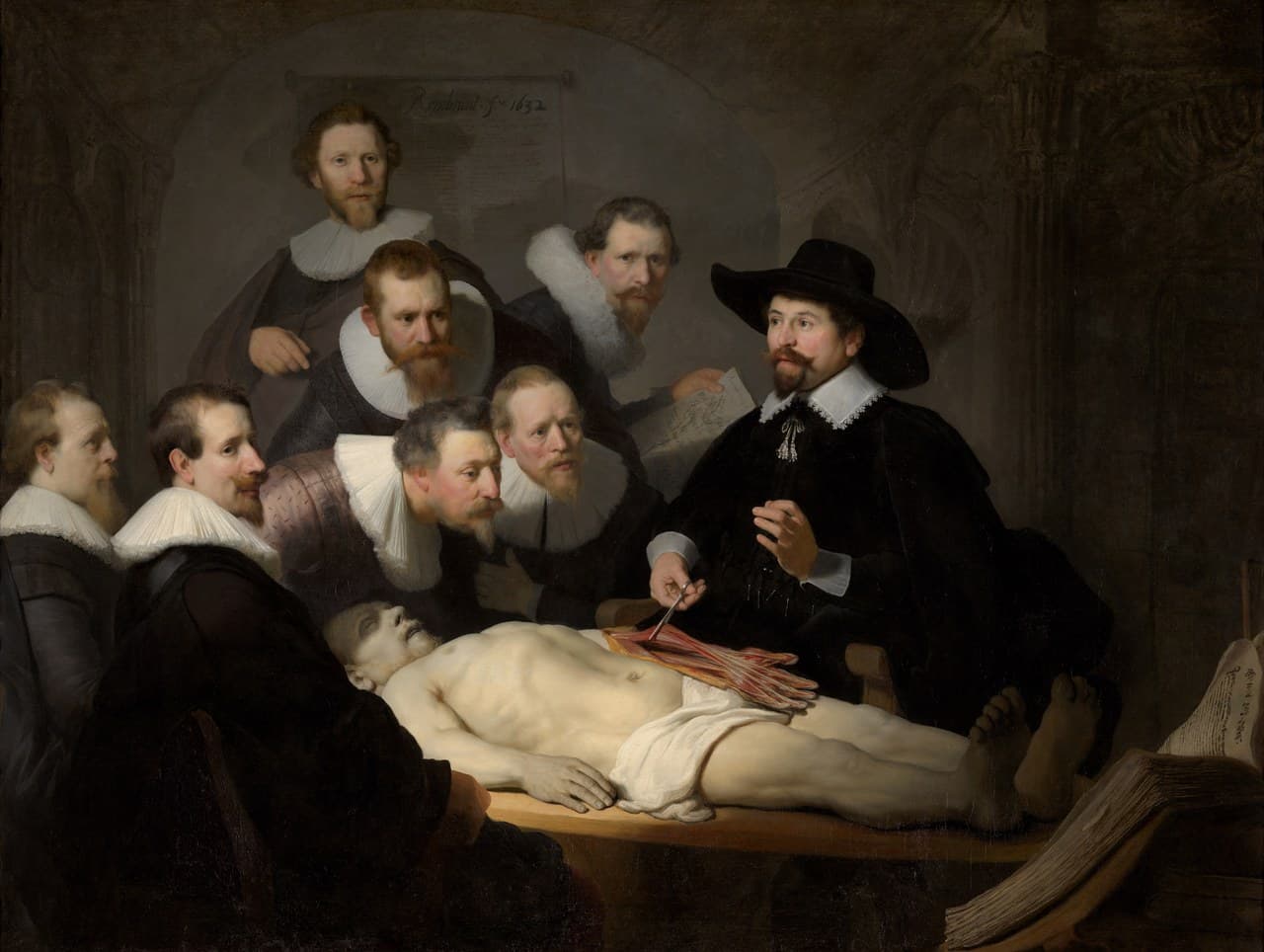 The Anatomy Lesson of Dr. Tulp by Rembrandt