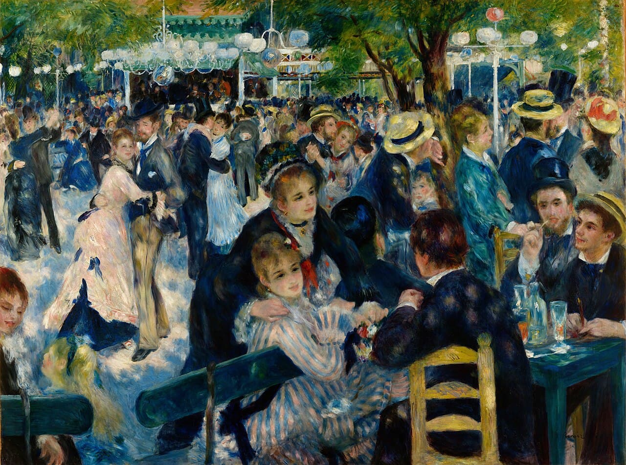 Bal du moulin de la Galette by Pierre-Auguste Renoir