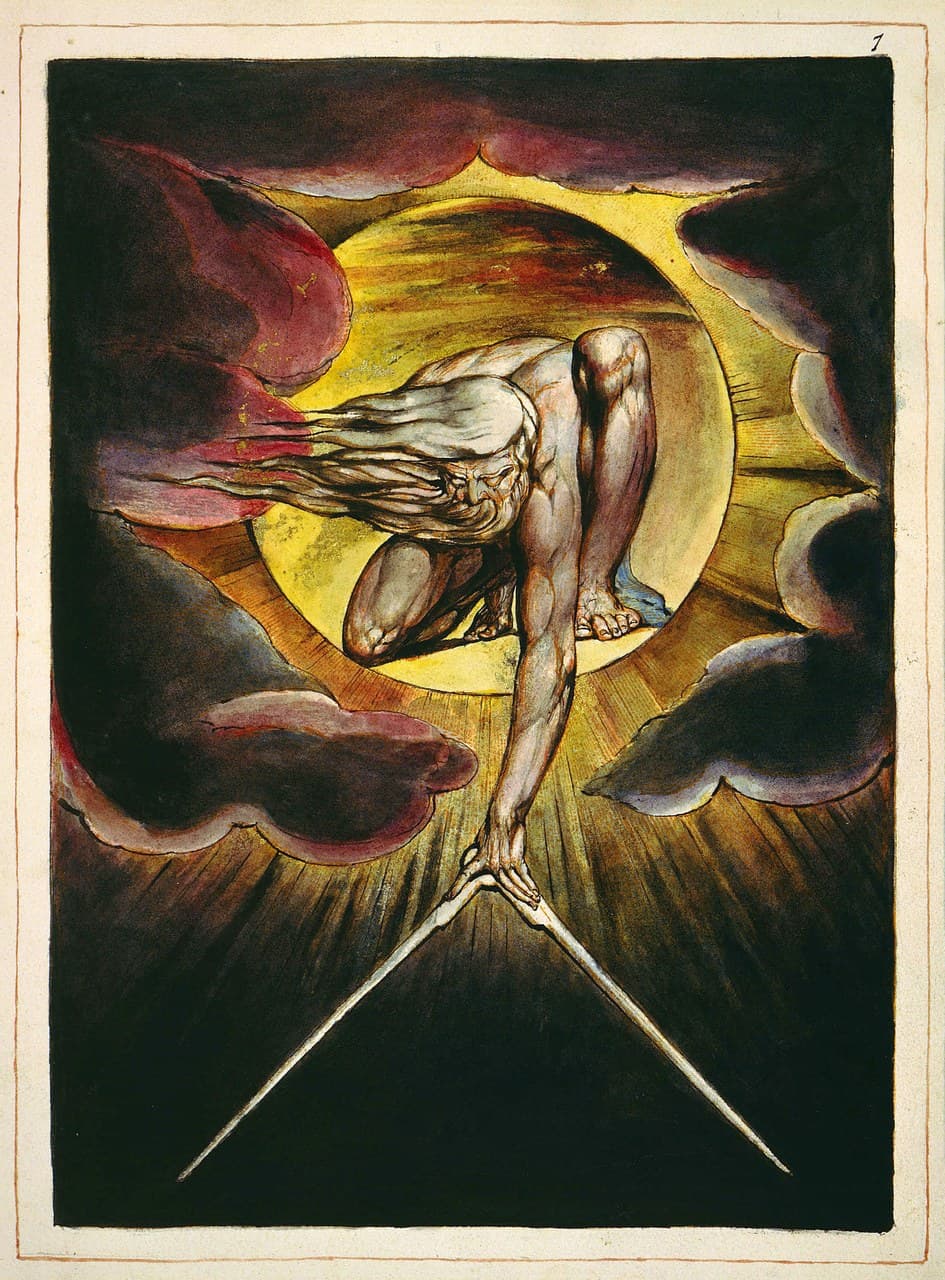 Featured painting by William Blake