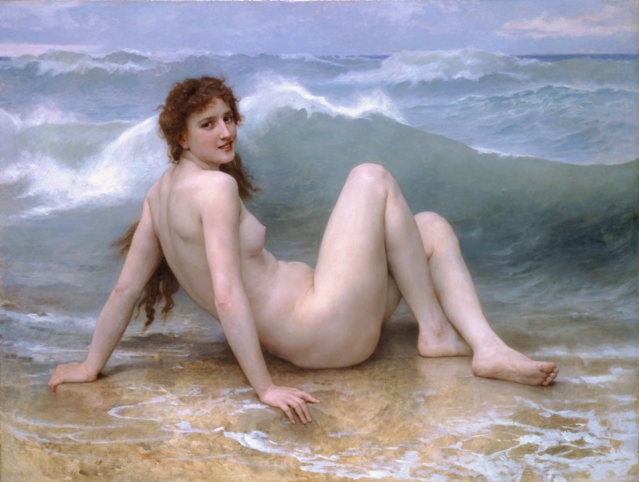 The Wave by William-Adolphe Bouguereau