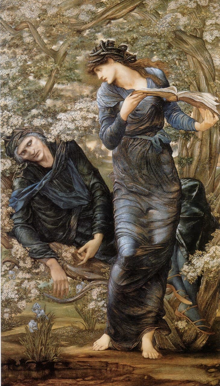 Featured painting by Edward Burne-Jones
