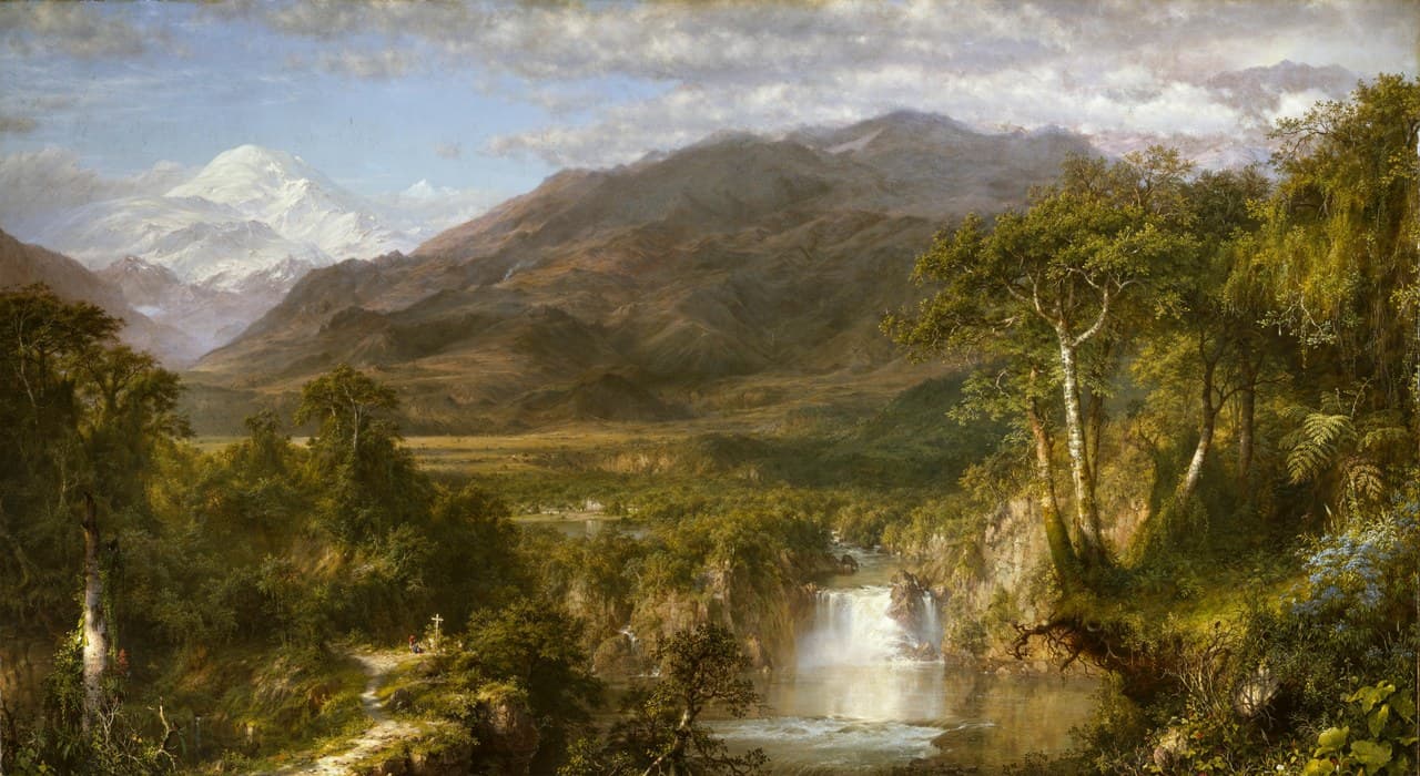 Featured painting by Frederic Edwin Church