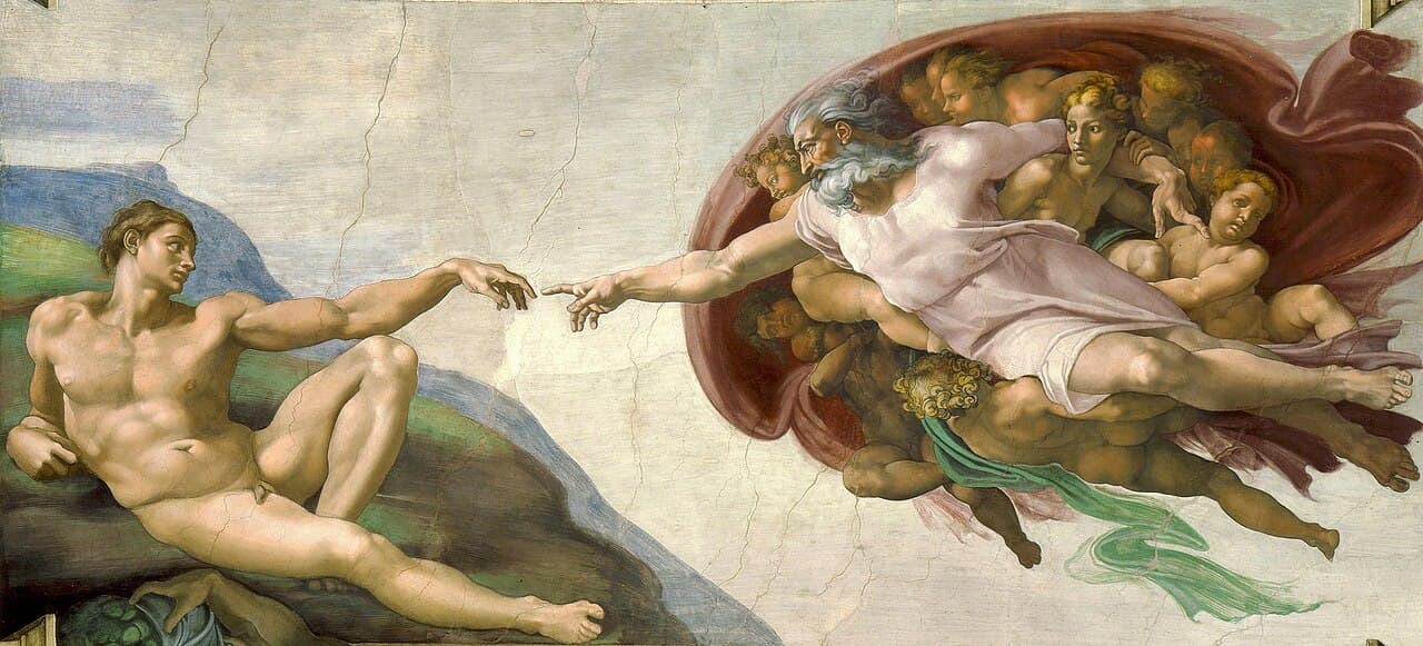 Featured painting by Michelangelo