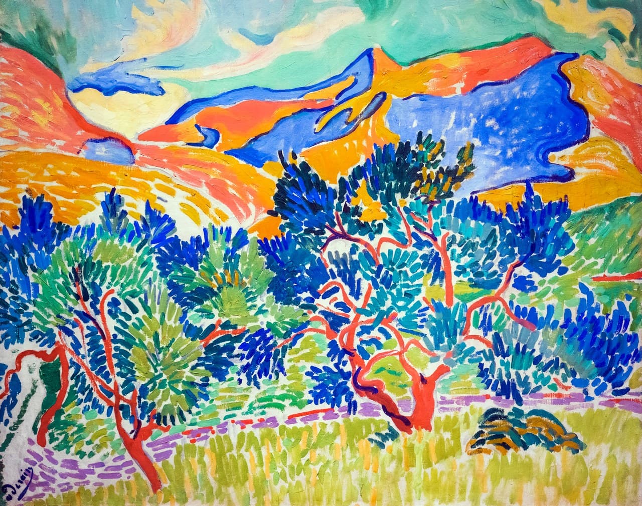 Featured painting by André Derain