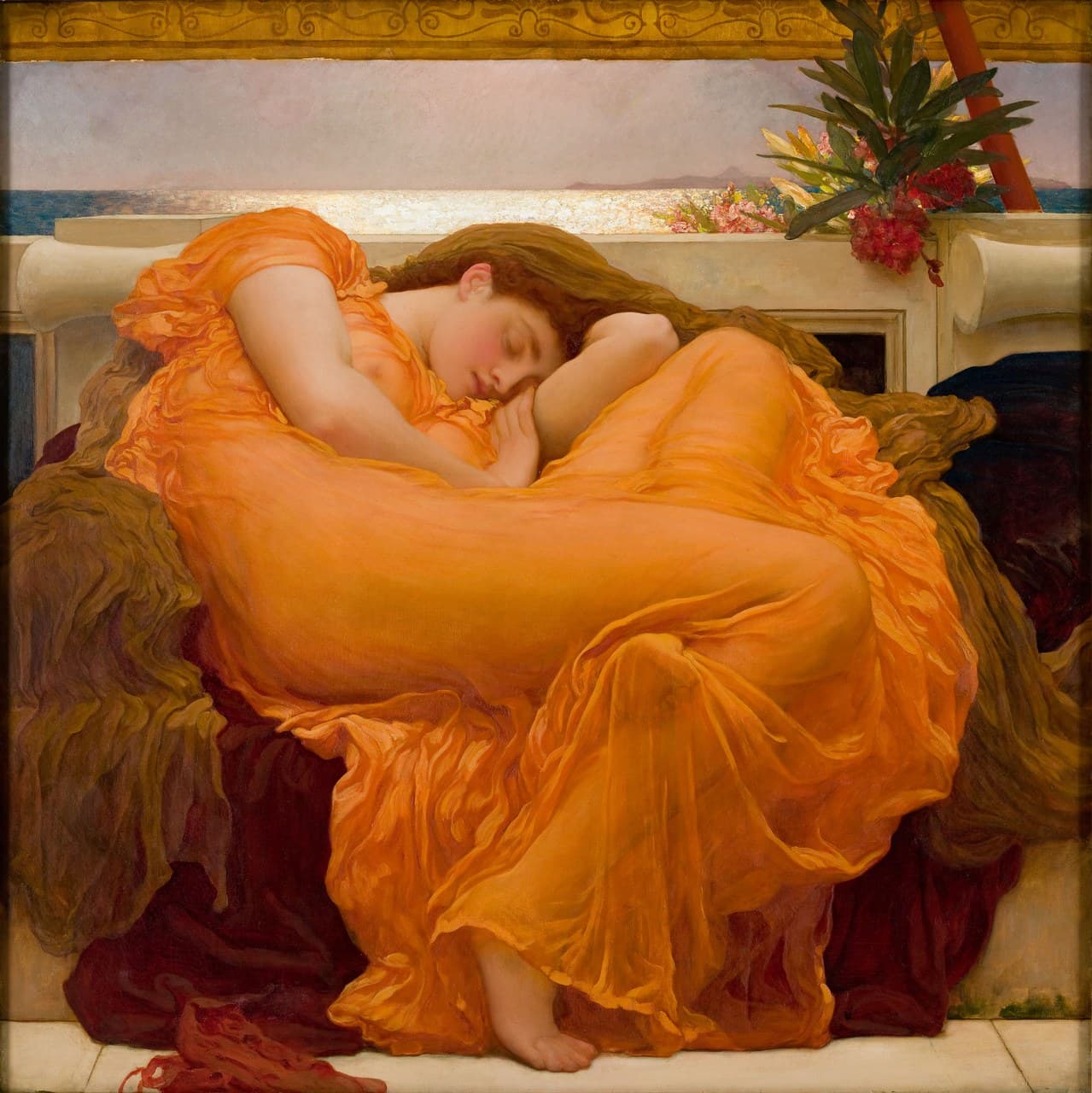 Featured painting by Frederic Leighton