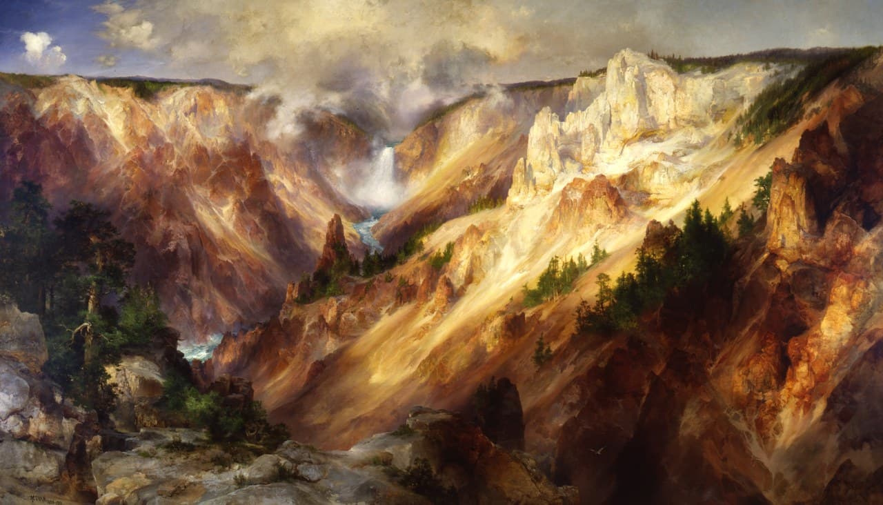Featured painting by Thomas Moran