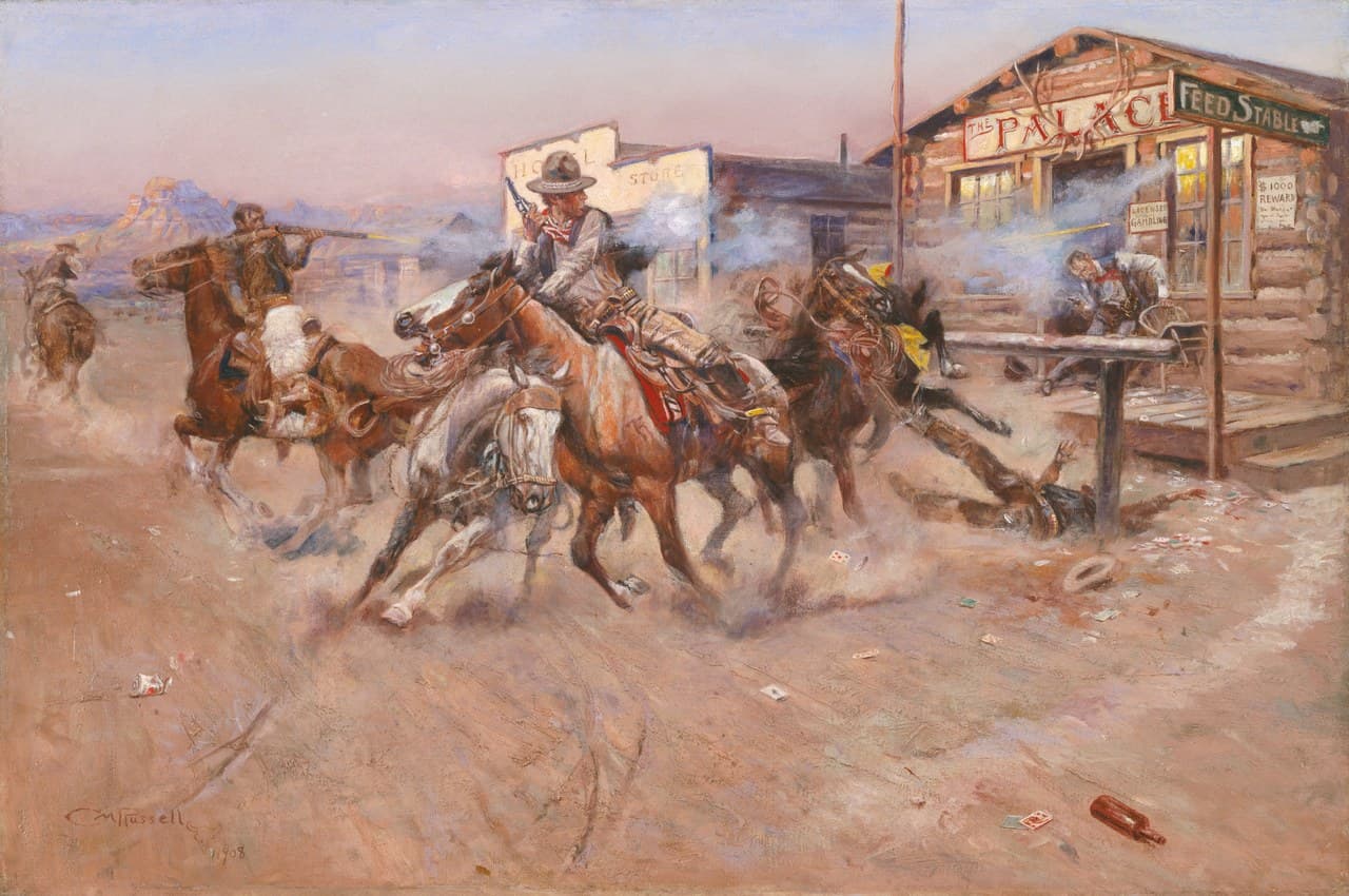 Featured painting by Charles M. Russell