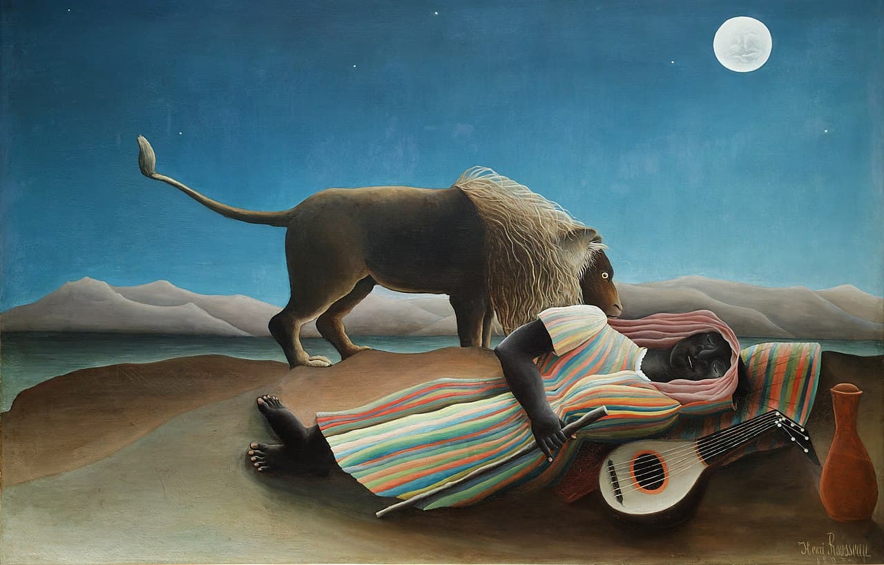 Featured painting by Henri Rousseau