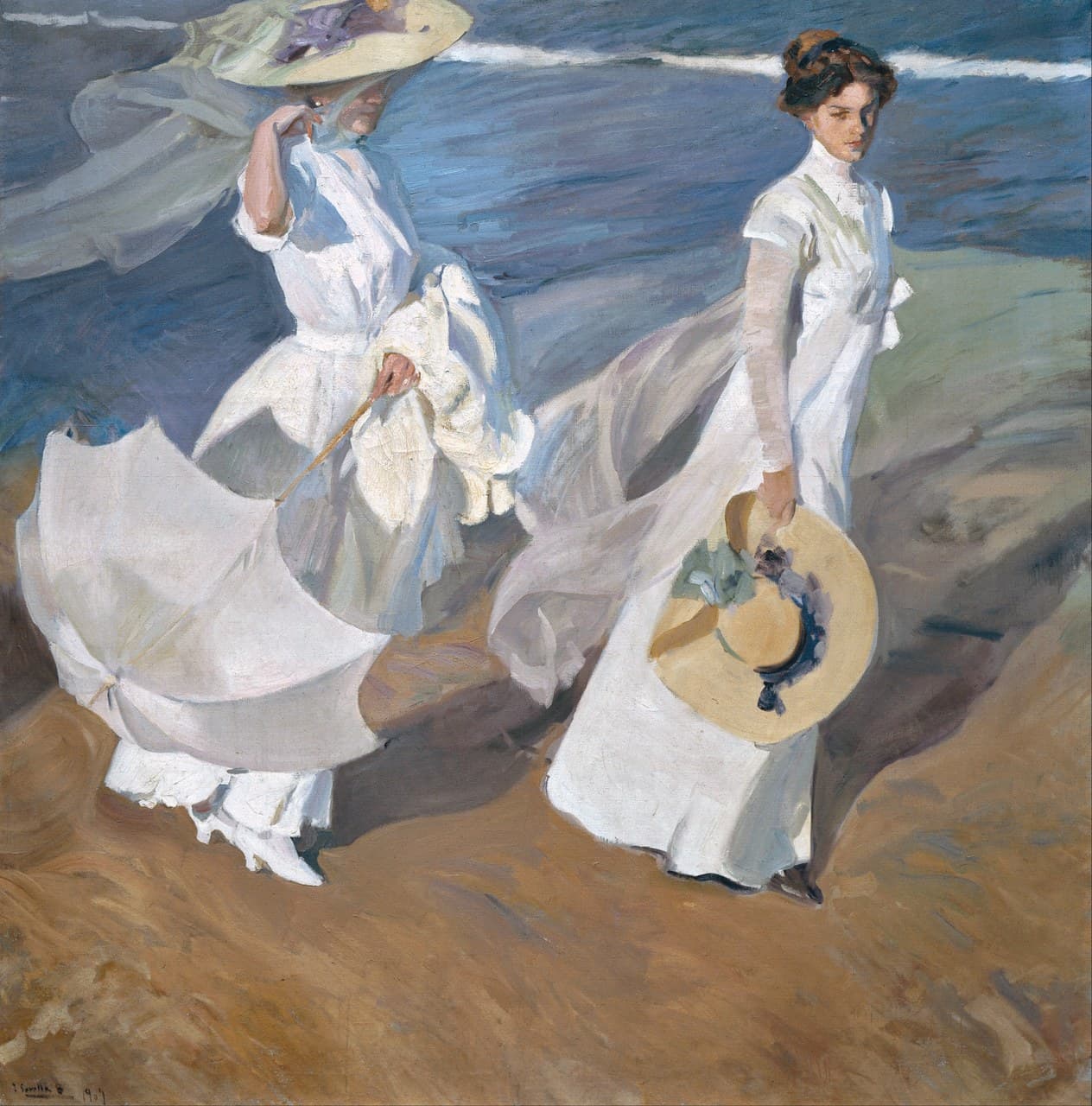 Featured painting by Joaquín Sorolla