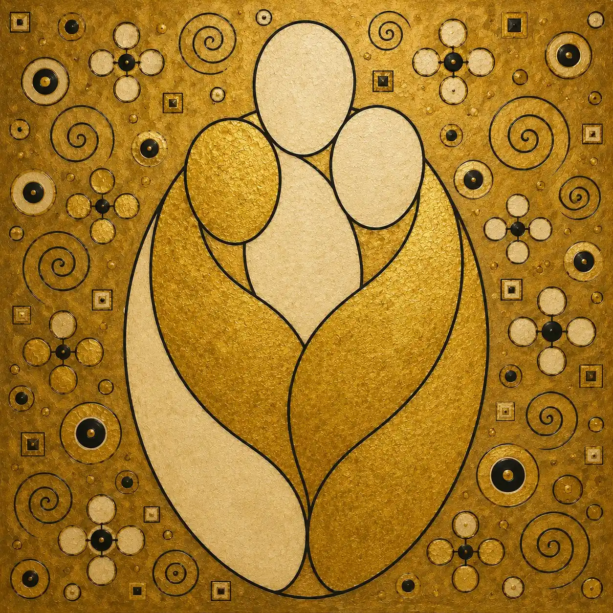 Family, Gold by Chromora Studio