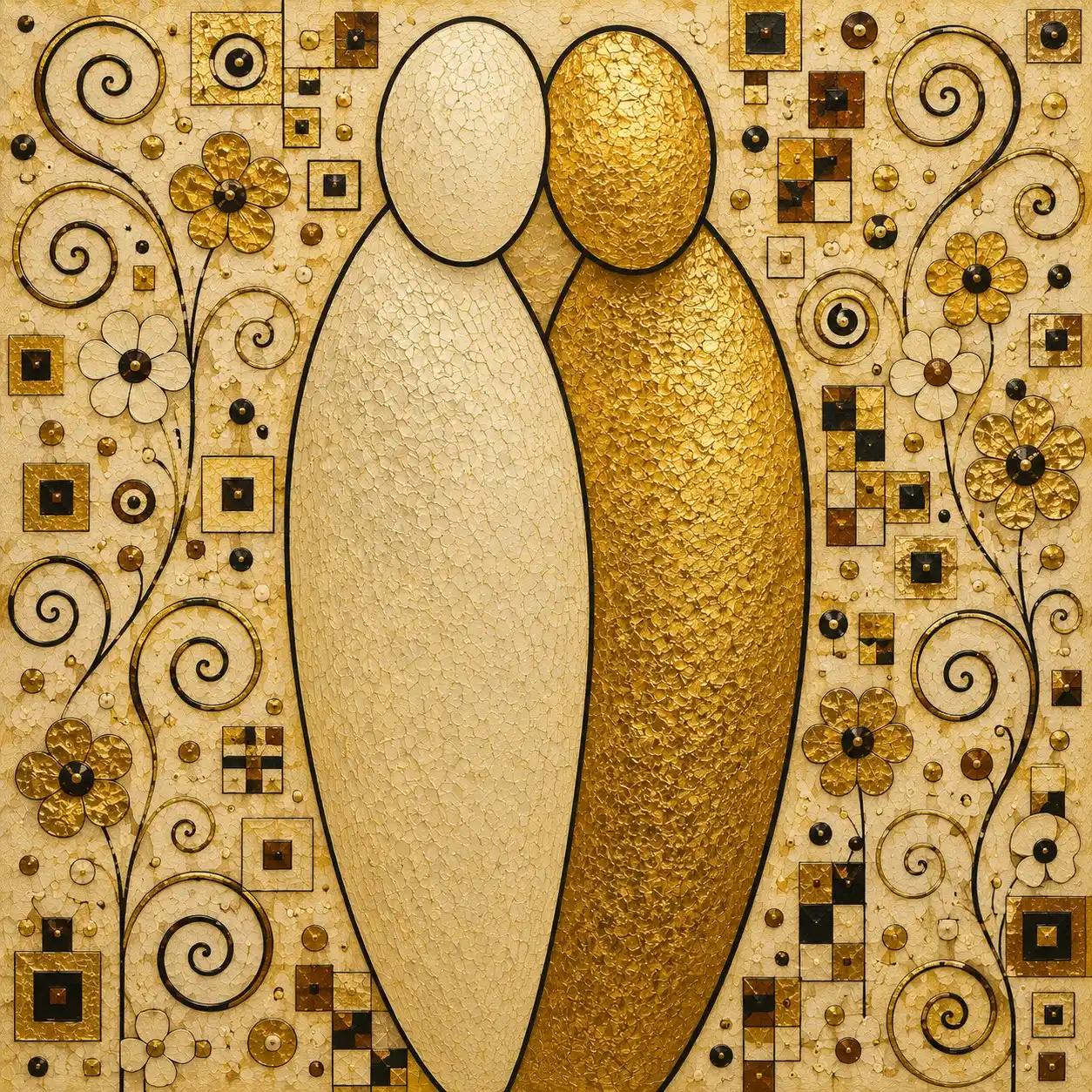 The Couple, Gold by Chromora Studio