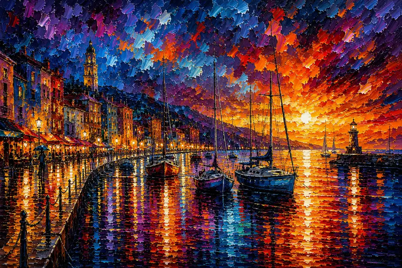 Harbor of Lights by Chromora Studio
