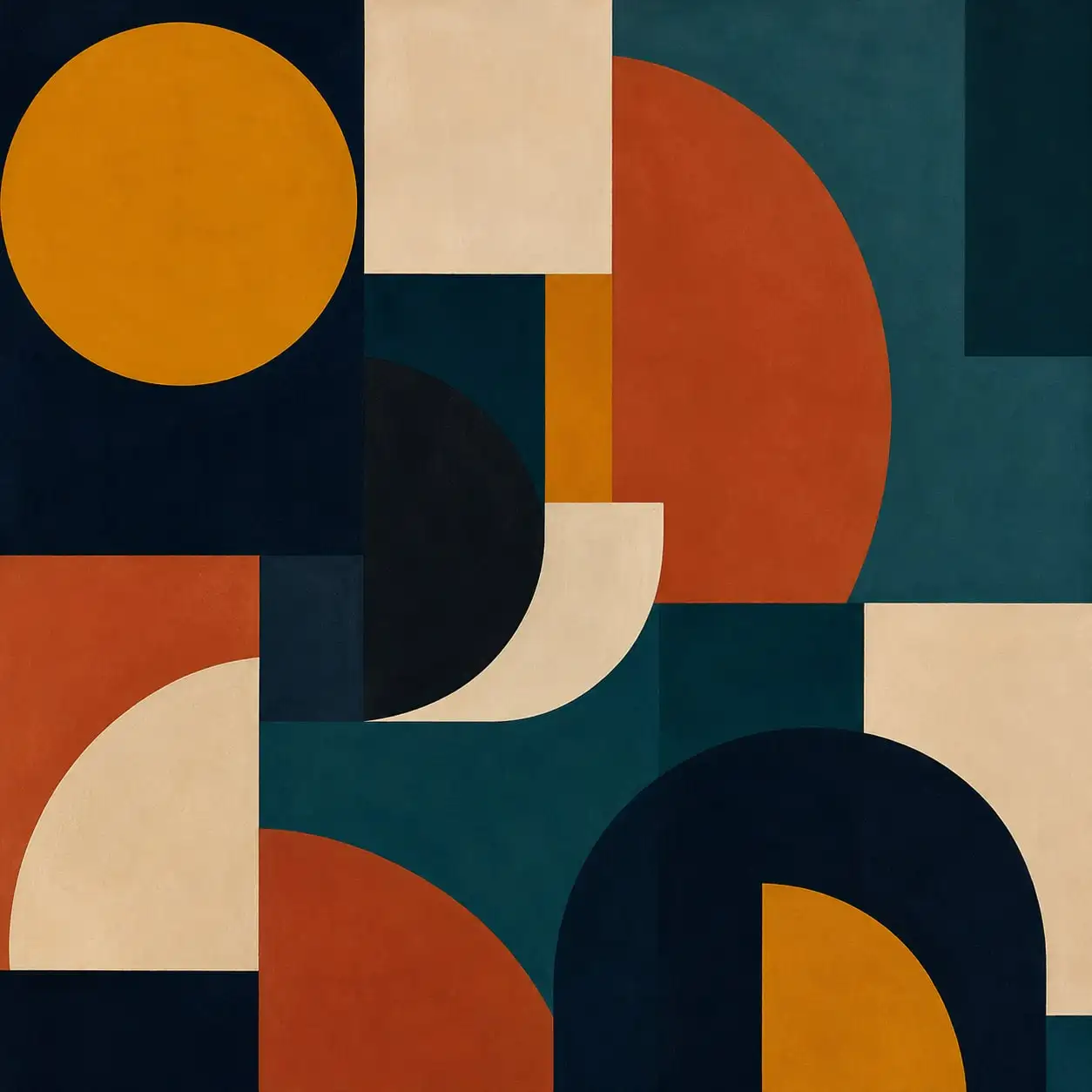Mondrian Sunset by Chromora Studio