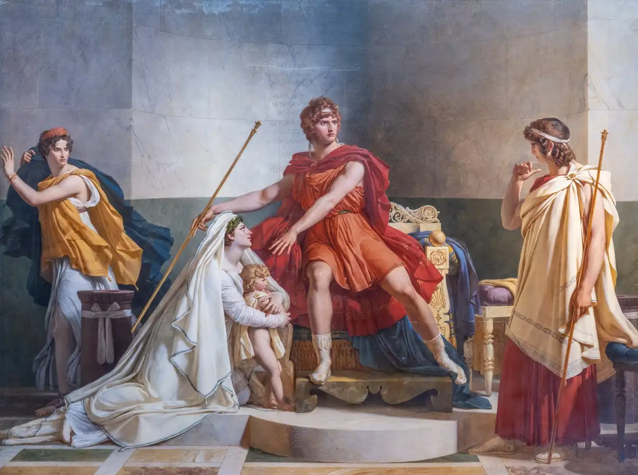 Andromache and Pyrrhus by Pierre-Narcisse Guérin