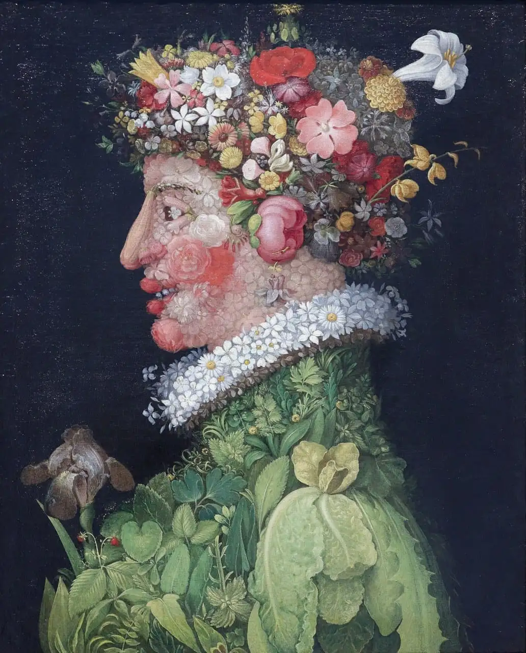 Spring by Giuseppe Arcimboldo