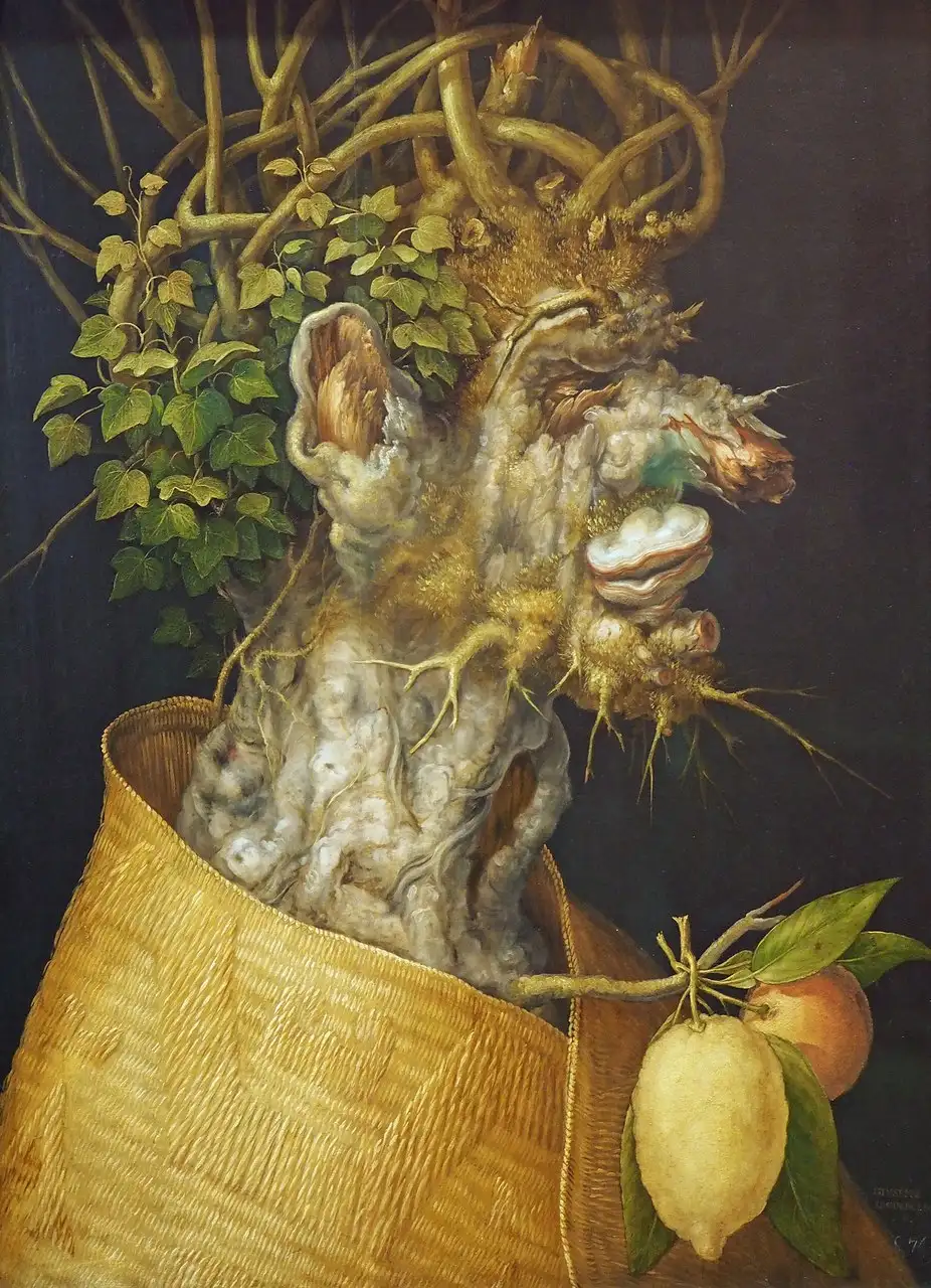 Winter (1563, Vienna) by Giuseppe Arcimboldo