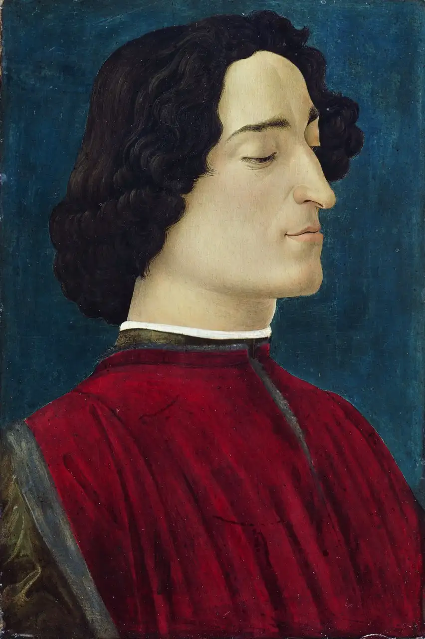 Portrait of Giuliano de' Medici by Sandro Botticelli