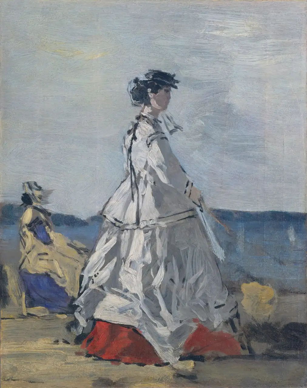 Princess Pauline Metternich on the Beach by Eugène Boudin