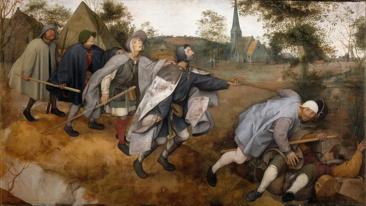 The Parable of the Blind (The Blind Leading the Blind) by Pieter Bruegel the Elder