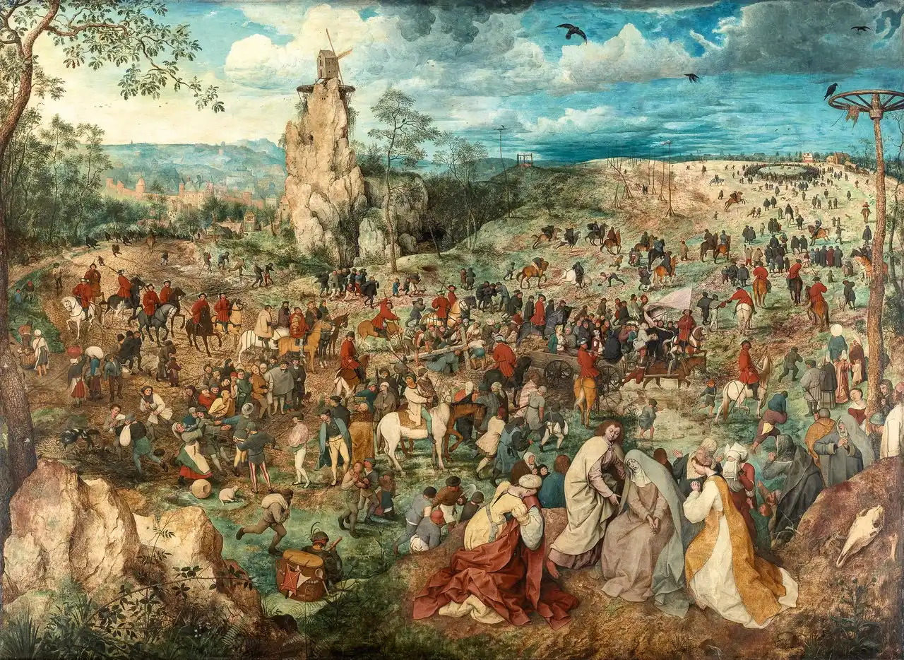 The Procession to Calvary by Pieter Bruegel the Elder