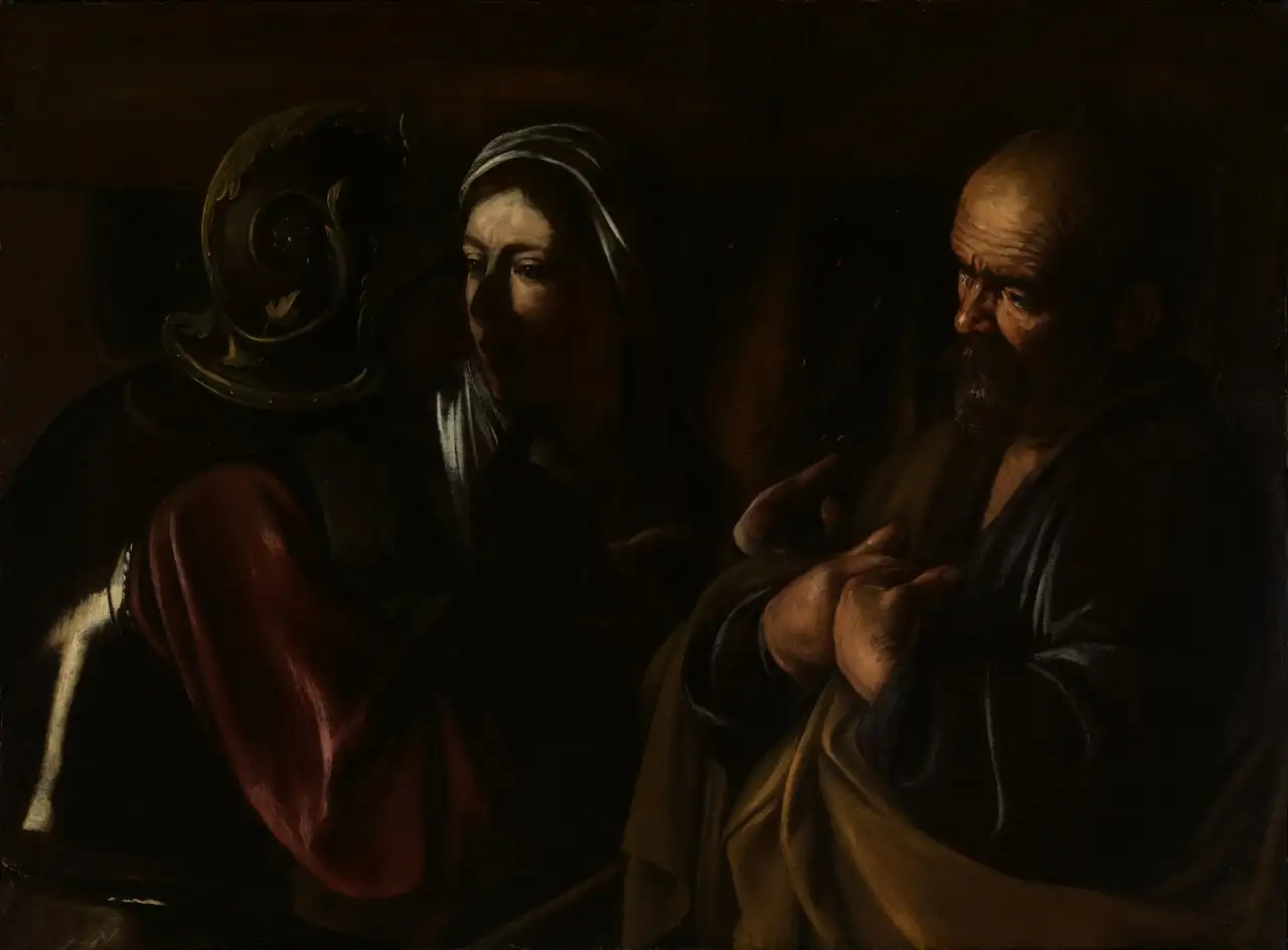 The Denial of Saint Peter by Caravaggio