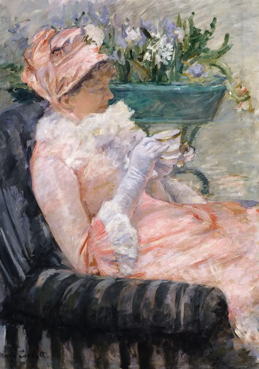 The Cup of Tea by Mary Cassatt