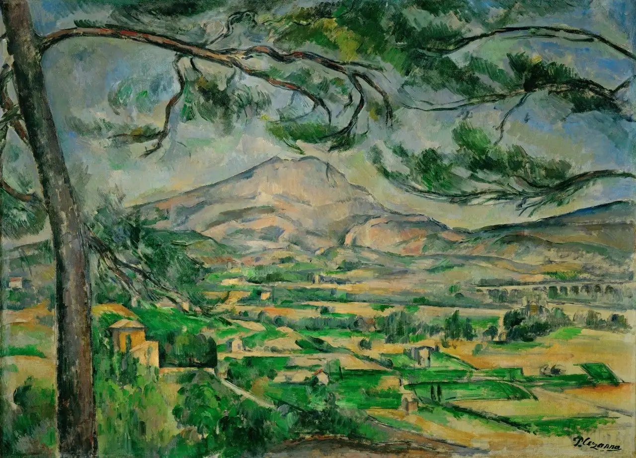 Mont Sainte-Victoire with Large Pine by Paul Cézanne