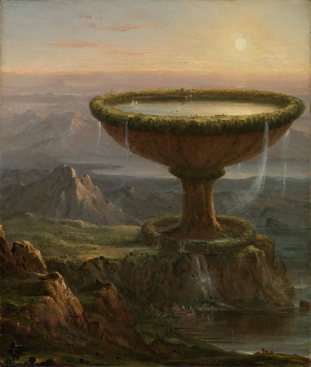 The Titan's Goblet by Thomas Cole