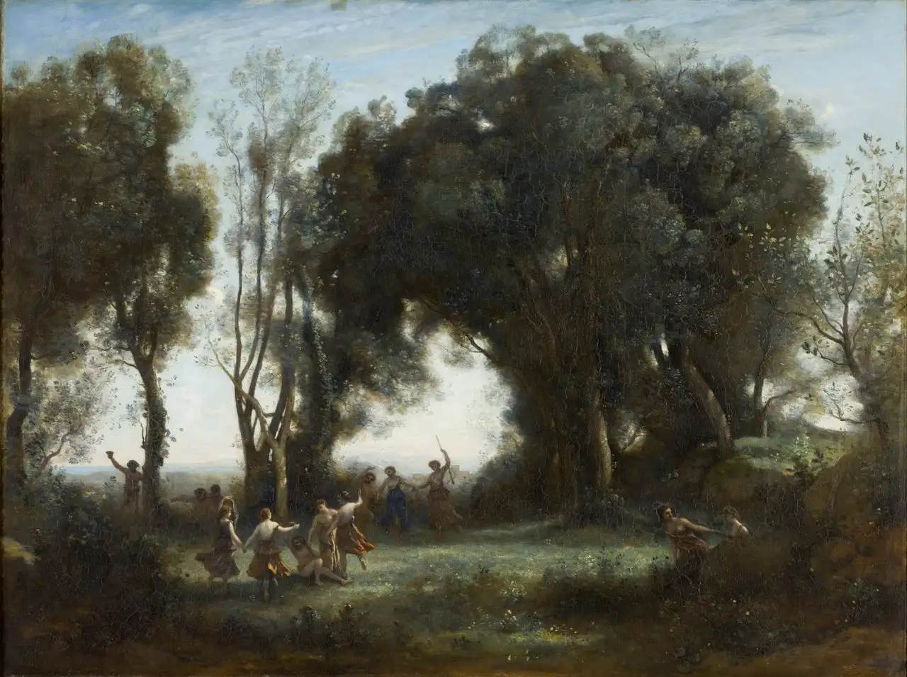 The Dance of the Nymphs by Camille Corot