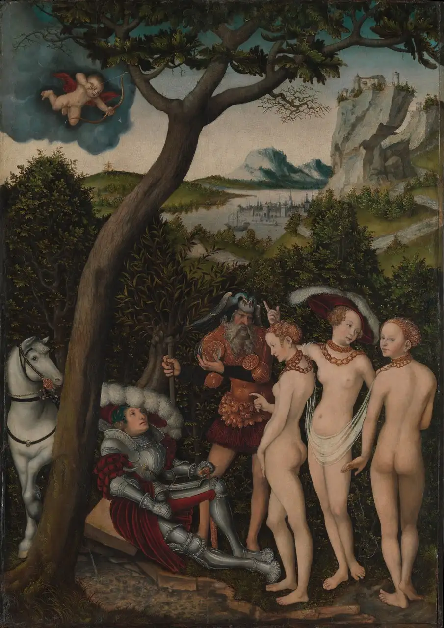 The Judgment of Paris by Lucas Cranach the Elder