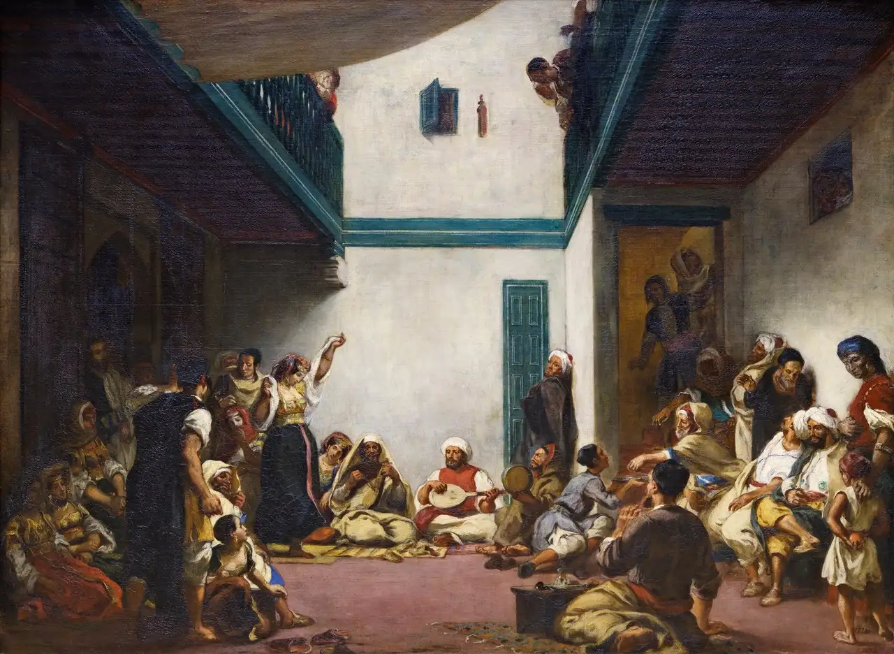 Jewish Wedding in Morocco by Eugène Delacroix
