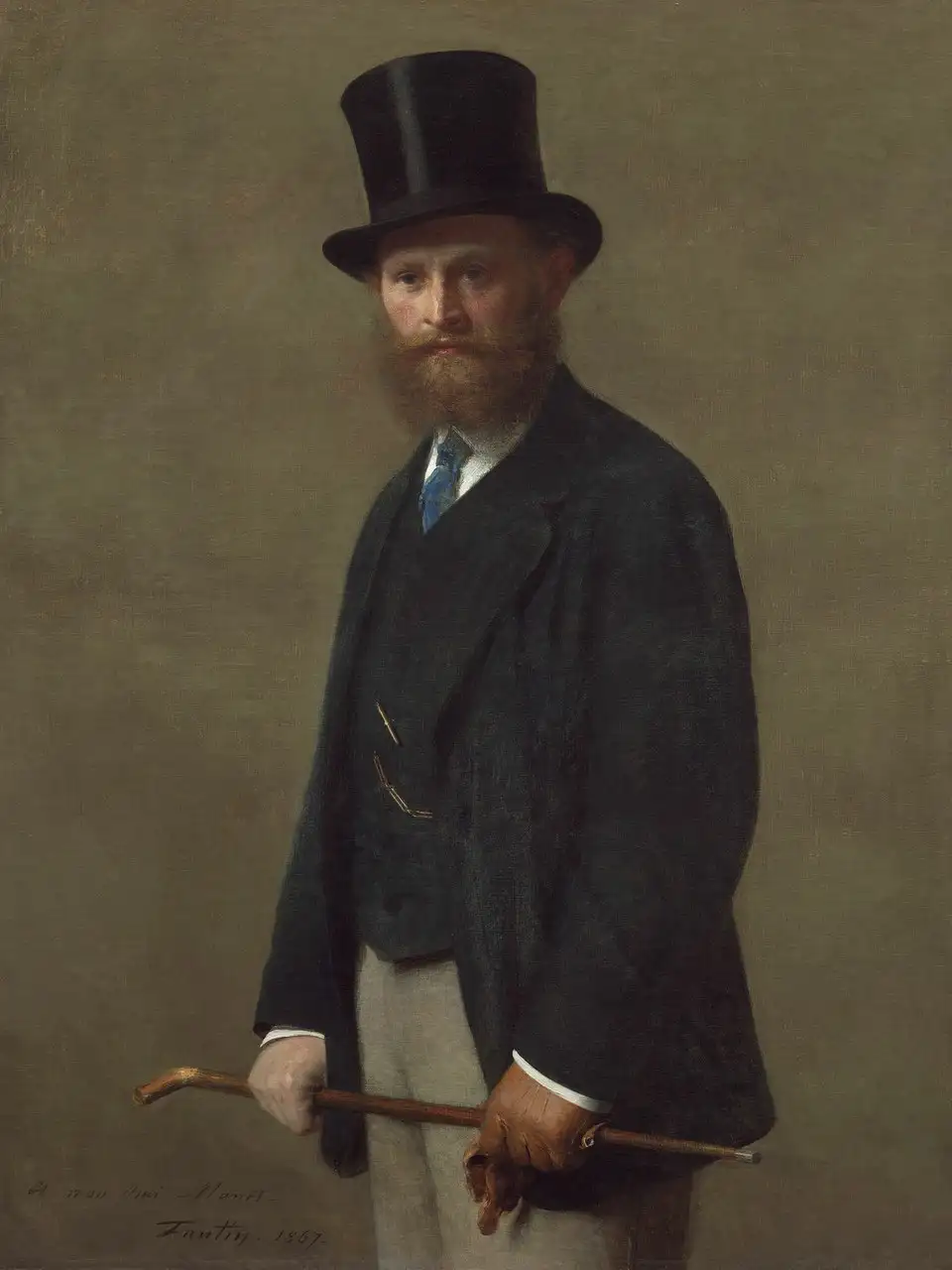 Portrait of Édouard Manet by Henri Fantin-Latour