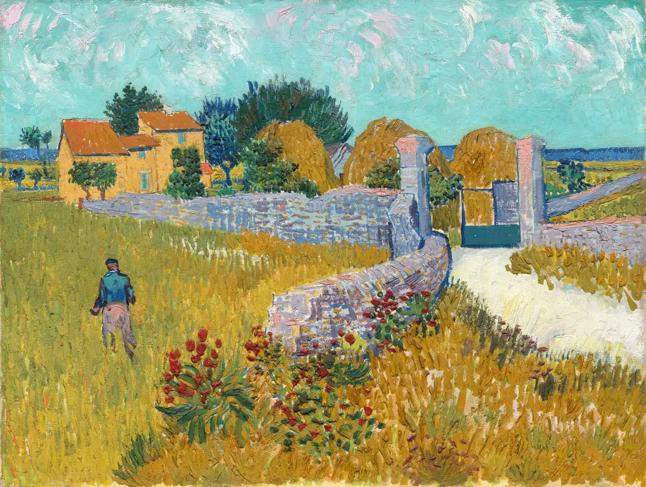 Farmhouse in Provence by Vincent van Gogh