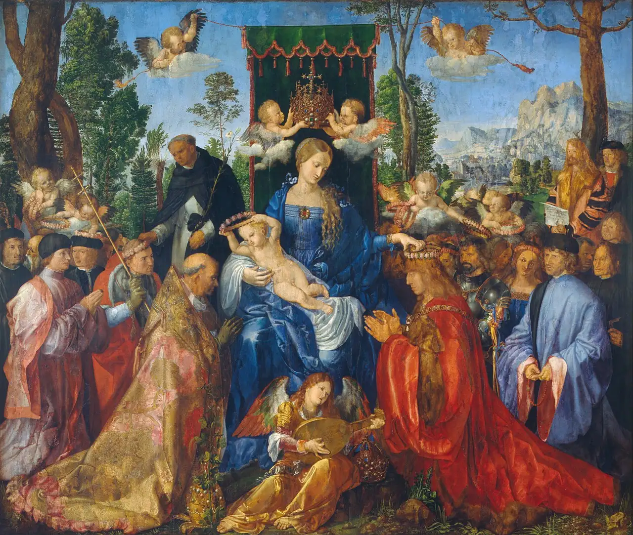 The Feast of the Rosary by Albrecht Dürer