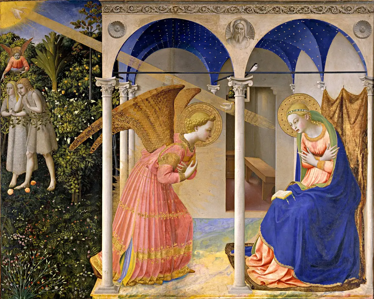 The Annunciation (Prado, Madrid) by Fra Angelico