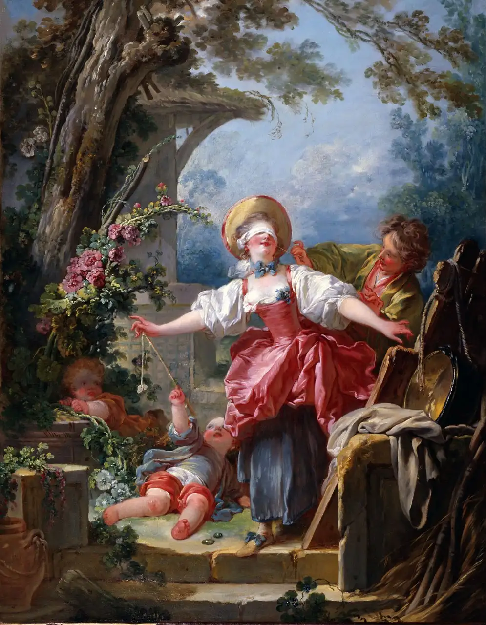 Blind-Man's Buff by Jean-Honoré Fragonard