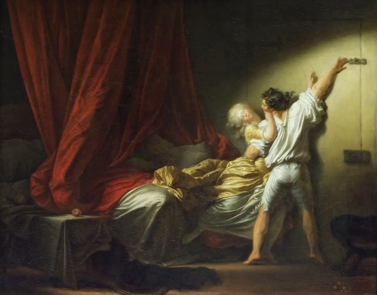The Bolt (Le Verrou) by Jean-Honoré Fragonard