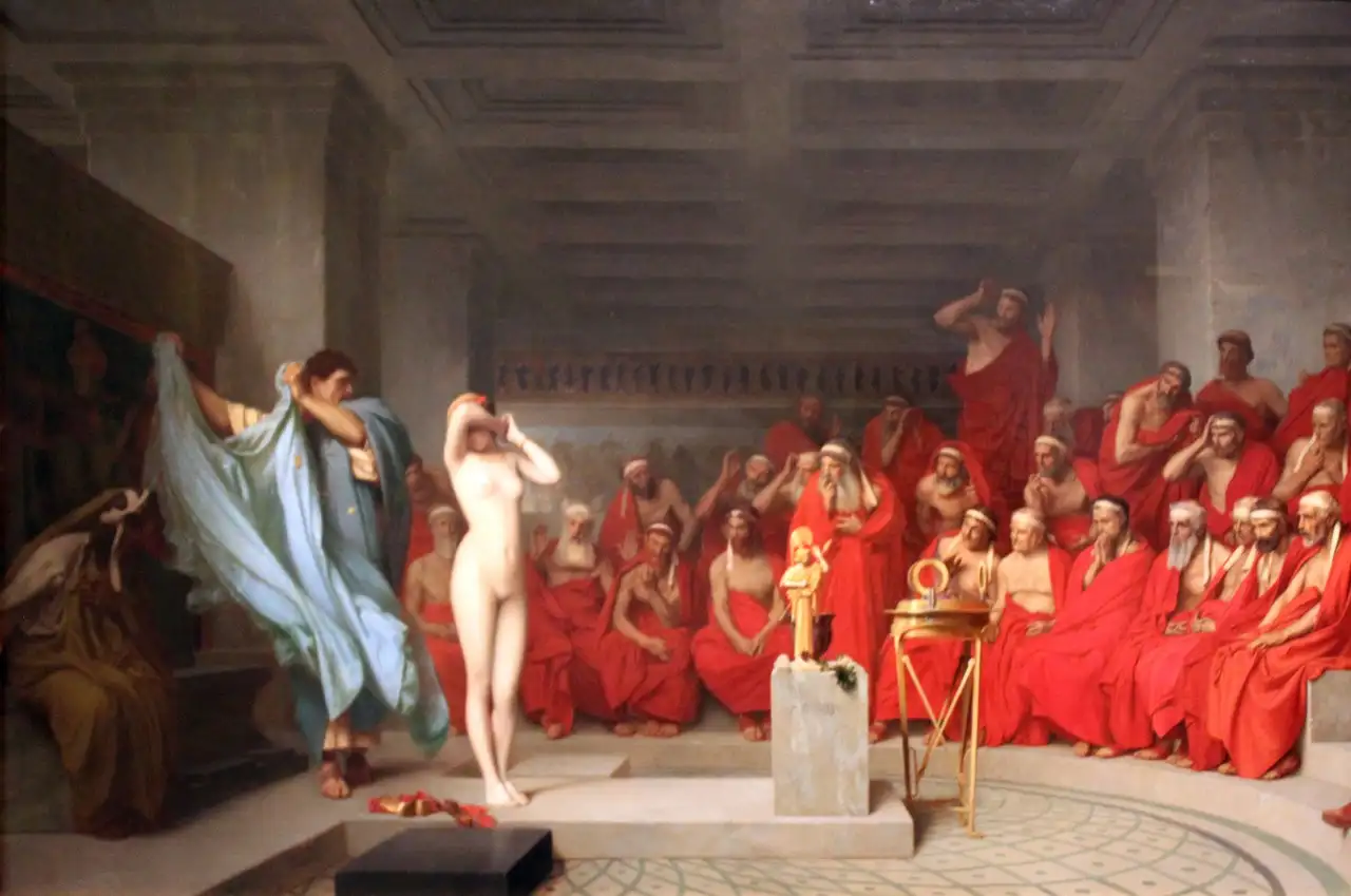 Phryne Before the Areopagus by Jean-Léon Gérôme