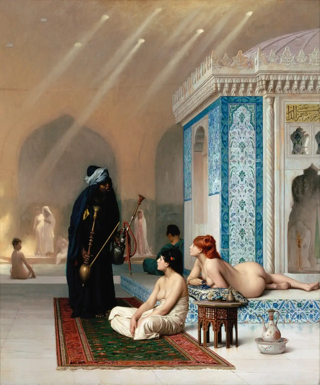 Pool in a Harem by Jean-Léon Gérôme