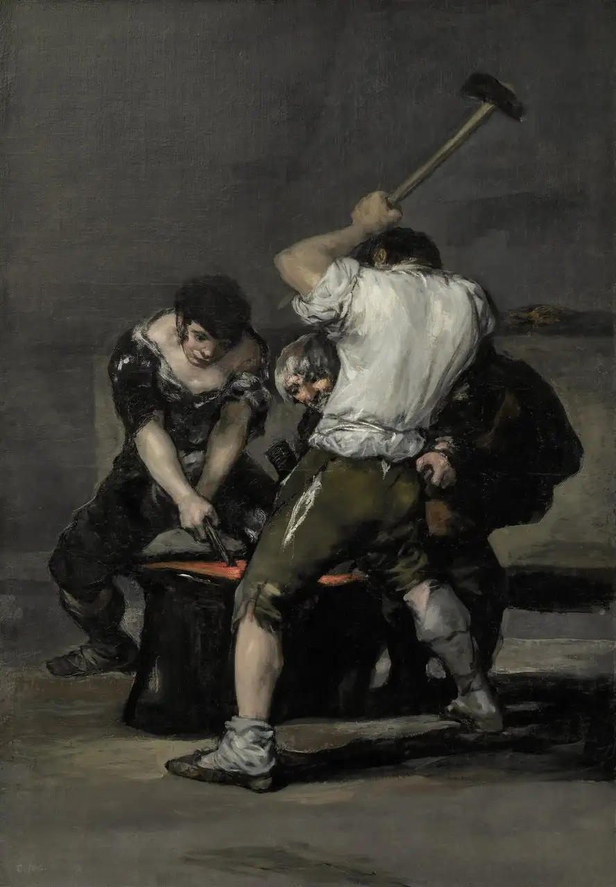The Forge by Francisco Goya