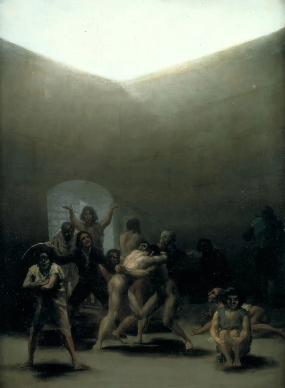 Yard with Lunatics by Francisco Goya