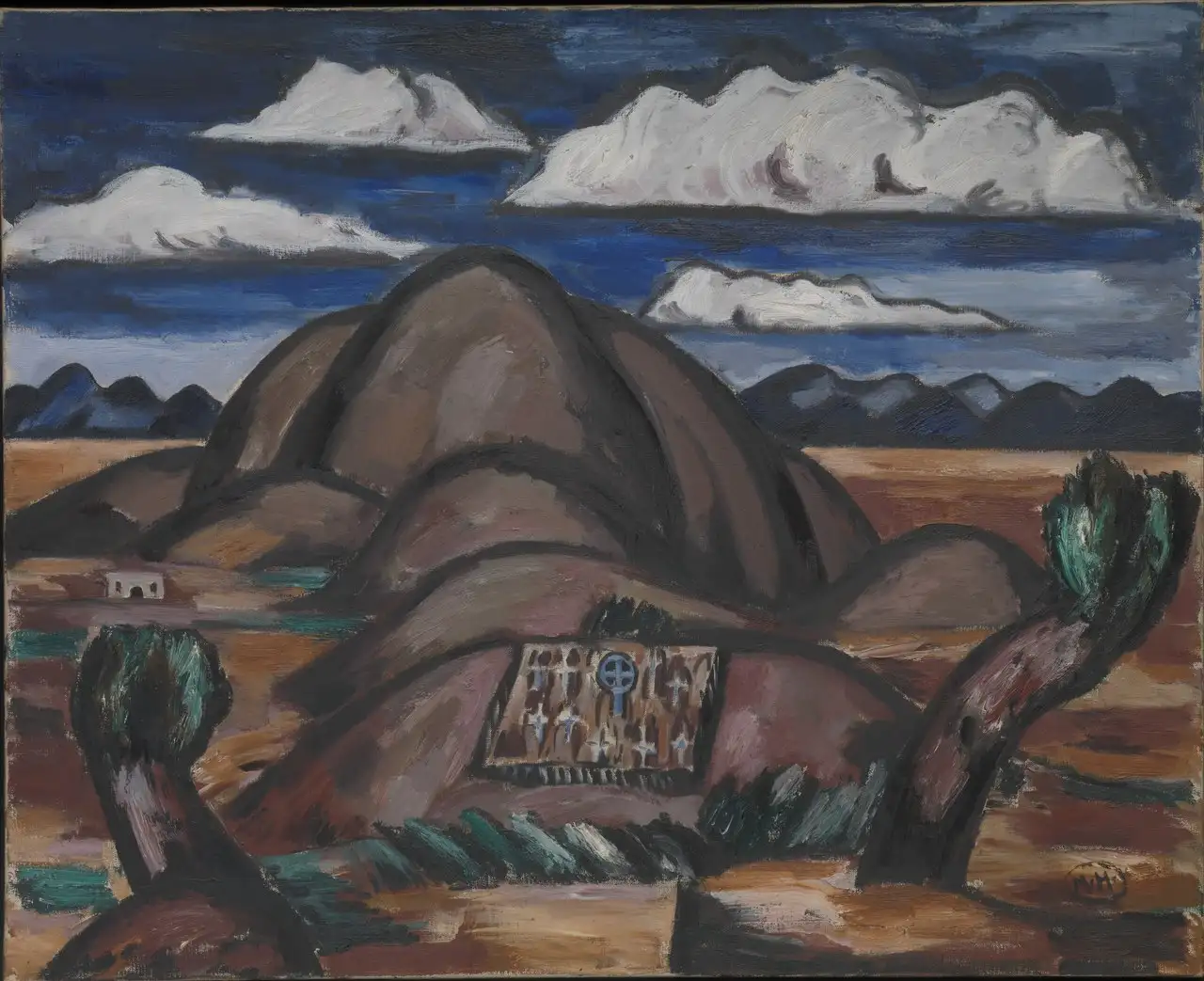 Cemetery, New Mexico by Marsden Hartley