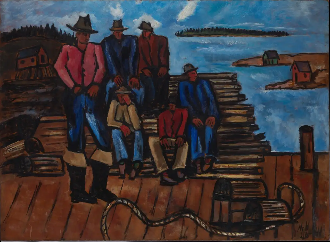 Lobster Fishermen by Marsden Hartley