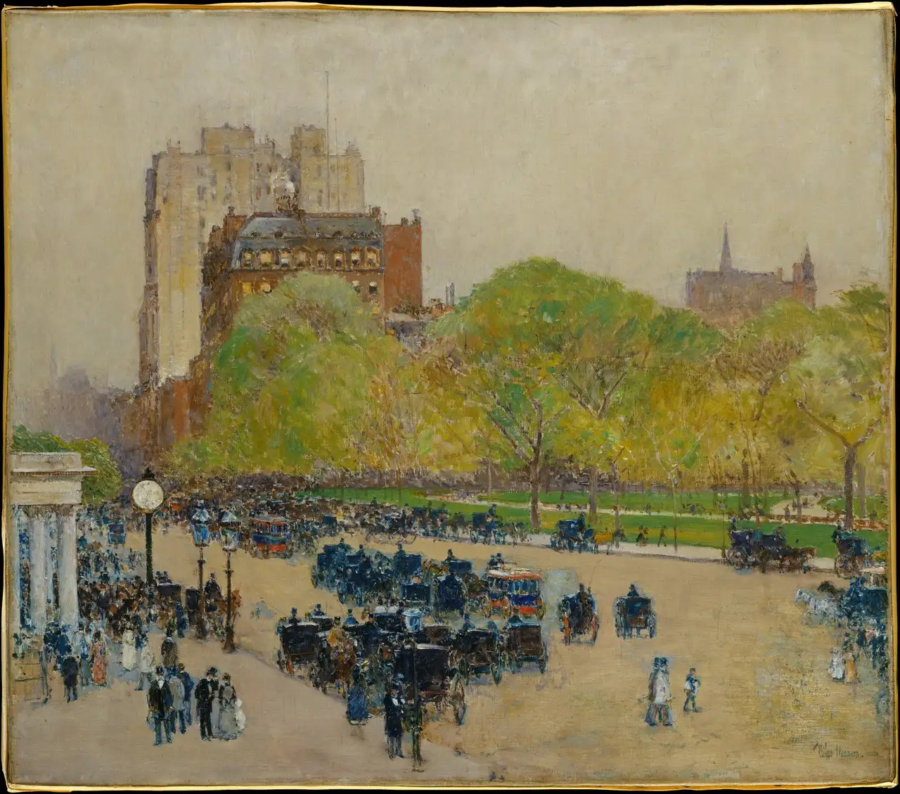 Spring Morning in the Heart of the City by Childe Hassam