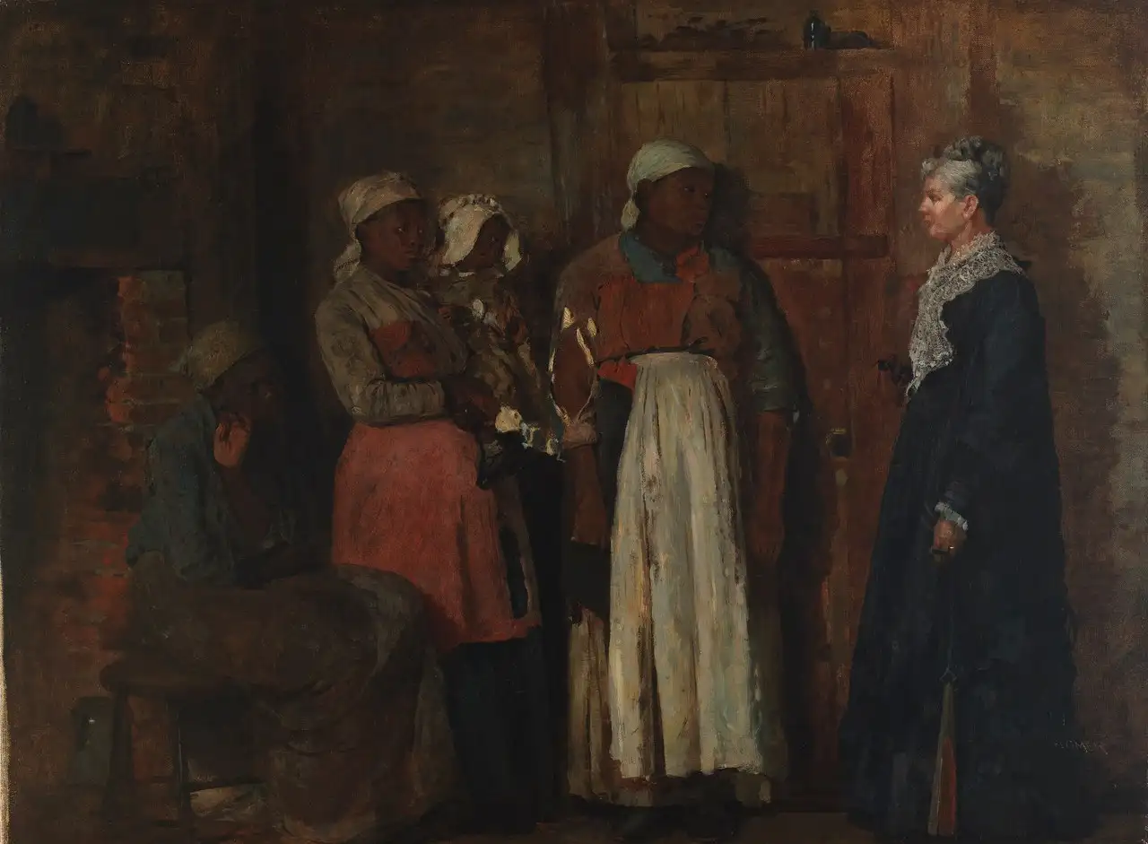 A Visit from the Old Mistress by Winslow Homer