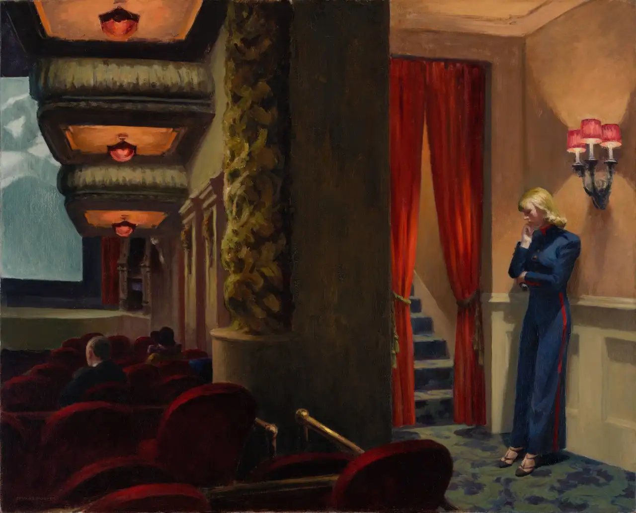 New York Movie by Edward Hopper