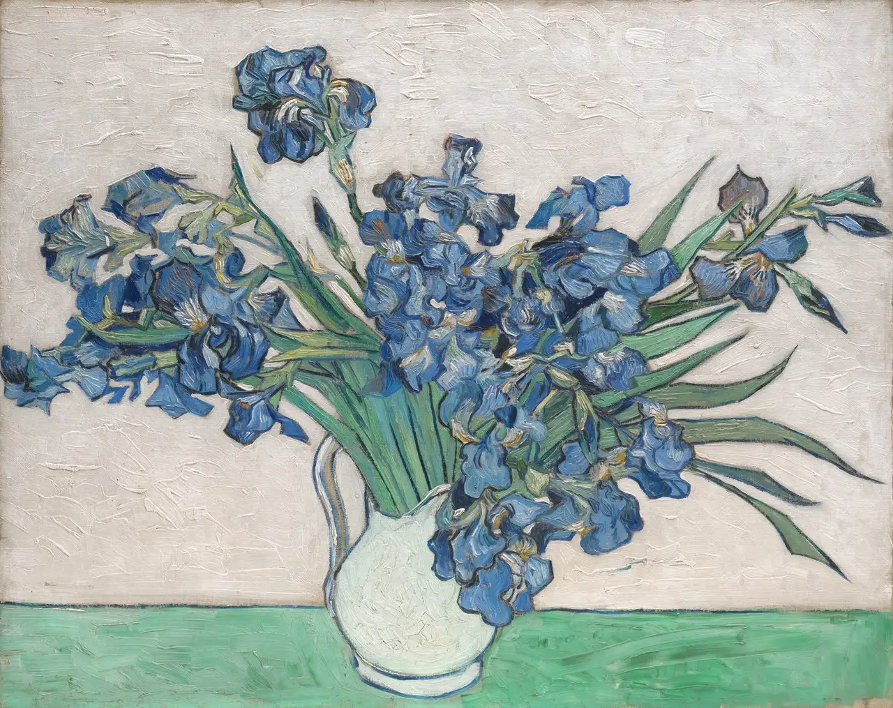 Irises (1890) by Vincent van Gogh