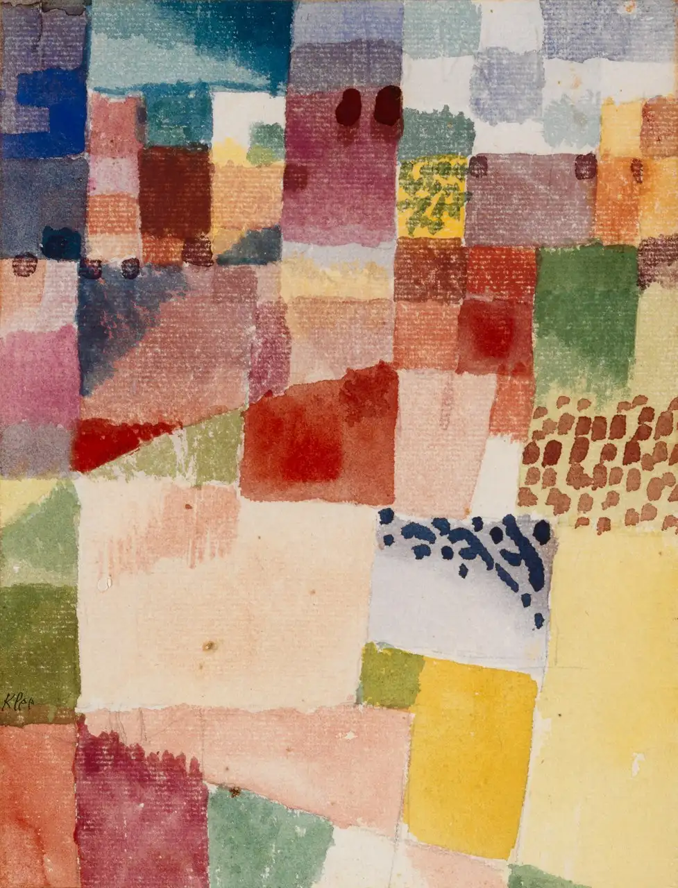 Motif from Hammamet by Paul Klee